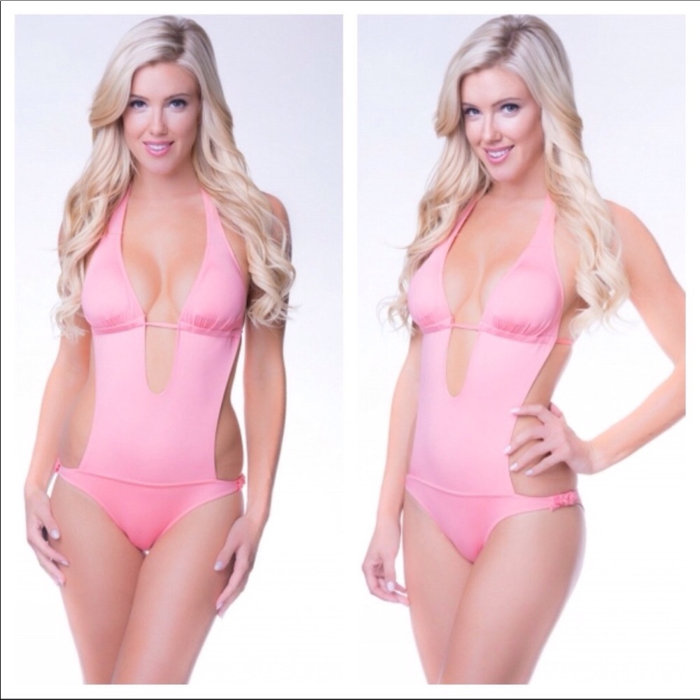 💖💕💗Pink monokini💖💕💞